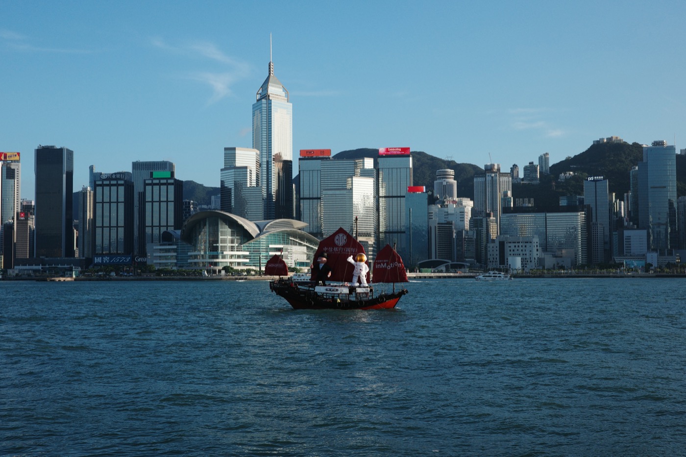 香港维多利亚港的宁静